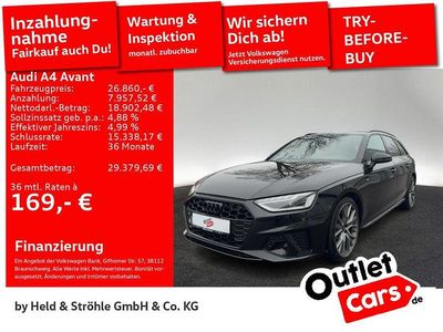 Gebraucht Audi A4 Competition 136 PS (100 kW) 2023 Mythosschwarz metallic Kombi