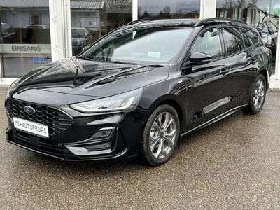 Gebraucht Ford Focus ST-Line X 125 PS (91 kW) 2023 Obsidianschwarz metallic (metallic) Kombi
