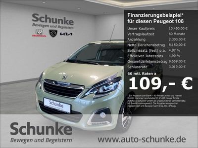 Gebraucht Peugeot 108 Top! Collection 72 PS (52 kW) 2020 Kleinwagen