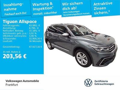 Gebraucht VW Tiguan Allspace R-line 193 PS (141 kW) 2024 Grau SUV