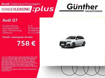 Gebraucht Audi Q7 Competition 286 PS (210 kW) 2023 Gletscherweiß metallic SUV