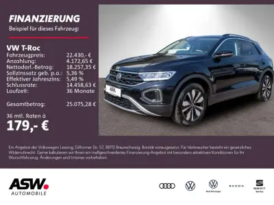 Gebraucht VW T-Roc Goal 116 PS (85 kW) 2025 Deep black perleffekt SUV