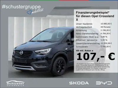 Gebraucht Opel Crossland X Edition 102 PS (75 kW) 2019 Blau SUV