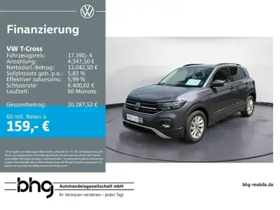 Gebraucht VW T-Cross Life 110 PS (80 kW) 2022 Grau SUV