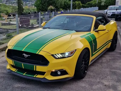 Gebraucht Ford Mustang GT 421 PS (309 kW) 2017 Gelb Cabrio