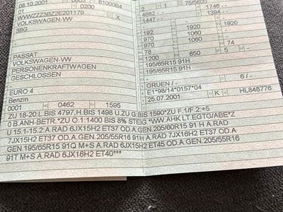 Gebraucht VW Passat 2001 Grün Kombi