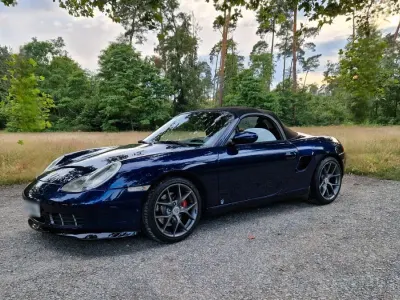 Gebraucht Porsche Boxster S 252 PS (185 kW) 2002 Blau Cabrio