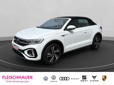 Gebraucht VW T-Roc Cabriolet R-line 150 PS (110 kW) 2022 Weiss Cabrio