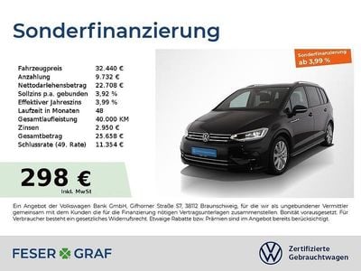 Gebraucht VW Touran R-line 150 PS (110 kW) 2025 Grenadillschwarz metallic Van / Kleinbus