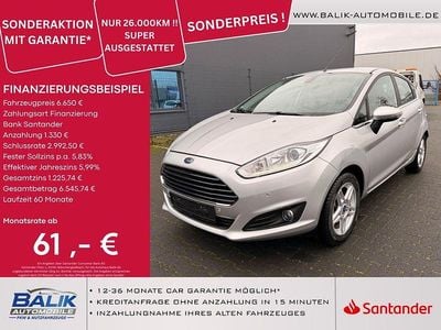 Gebraucht Ford Fiesta Titanium 80 PS (58 kW) 2014 Silber Kleinwagen
