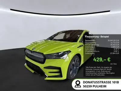 Brugt Skoda Enyaq iV Lounge 219 kW (299 HK) 2023 Grøn SUV