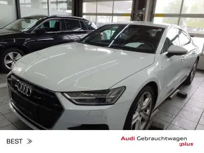 Gebraucht Audi A7 S-Line 299 PS (219 kW) 2023 Gletscherweiß metallic Limousine