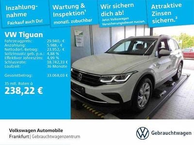 Gebraucht VW Tiguan Life 190 PS (139 kW) 2023 Pure white SUV