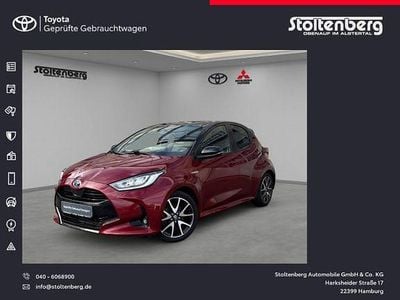 Usata Toyota Yaris Hybrid Style 116 CV (85 kW) 2021 Rosso Utilitaria