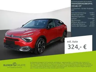 Gebraucht Citroën C4 PureTech 131 PS (96 kW) 2023 Lackierung elixierrot/typ ver SUV