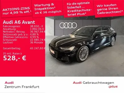 Brugt Audi A6 S-Line 367 HK (269 kW) 2023 Sort Stationcar