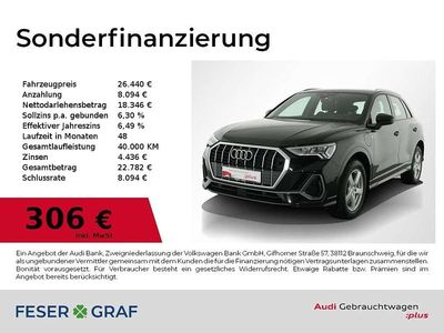 Gebraucht Audi Q3 S-Line 245 PS (180 kW) 2022 Mythosschwarz metallic SUV