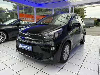 Gebraucht Kia Picanto DREAM-TEAM Edition 67 PS (49 kW) 2018 (abp) auroraschwarz met. (metallic) Kleinwagen