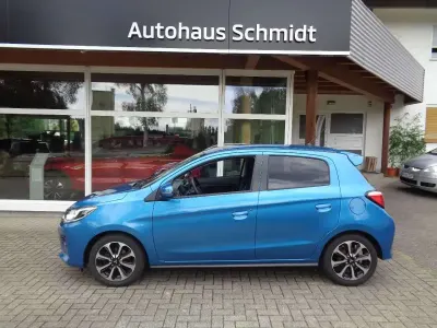 Gebraucht Mitsubishi Space Star Top 71 PS (52 kW) 2021 Atollblau Kleinwagen