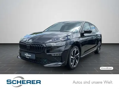 Gebraucht Skoda Scala Monte Carlo 150 PS (110 kW) 2025 Blackmagic perleffekt (metallic) Kleinwagen