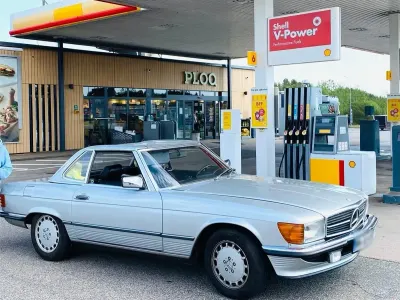 Gebraucht Mercedes SL300 188 PS (138 kW) 1985 Silber Cabrio