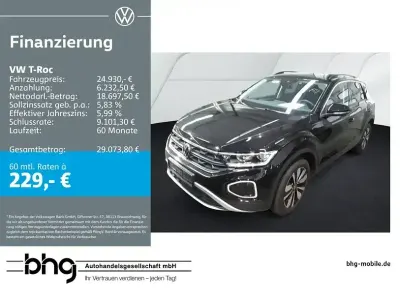 Gebraucht VW T-Roc Life 150 PS (110 kW) 2025 Schwarz SUV