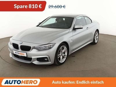 Gebraucht BMW 420 M Sport 184 PS (135 kW) 2018 Glaciersilber Cabrio