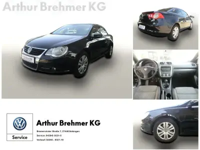 Gebraucht VW Eos 122 PS (89 kW) 2009 Schwarz Cabrio