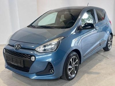 Usata Hyundai i10 Passion 67 CV (49 kW) 2018 Blu Utilitaria