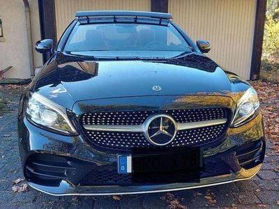 Gebraucht Mercedes C220 AMG line 194 PS (142 kW) 2019 Schwarz Cabrio