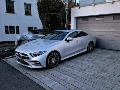 Brugt Mercedes CLS300 AMG line 245 HK (180 kW) 2019 Sølv Coupe