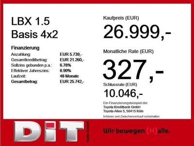 Gebraucht Lexus LBX 136 PS (100 kW) 2025 Nachtblau mica metallic SUV