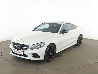Gebraucht Mercedes C220 AMG line 200 PS (147 kW) 2021 Weiß Coupé
