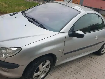 Używany Peugeot 206 80 KM (58 kW) 2001 Srebrny Kabriolet