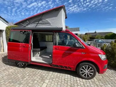 Brugt VW California Edition 204 HK (150 kW) 2018 Rød Van