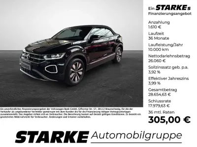 Gebraucht VW T-Roc Cabriolet Move 150 PS (110 kW) 2024 Deep black perleffekt Cabrio