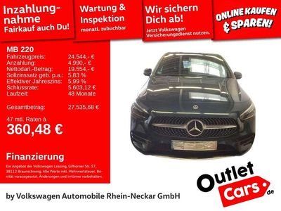 Gebraucht Mercedes B220 AMG 190 PS (139 kW) 2019 Denimblau metallic Van / Kleinbus