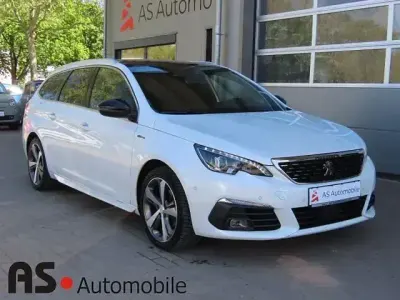 Occasion Peugeot 308 SW GT-line 131 PK (96 kW) 2019 Wit Stationwagen