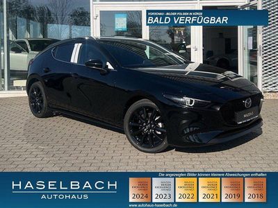 Neu Mazda 3 Exclusive-Line 140 PS (102 kW) 2025 Jet black Limousine