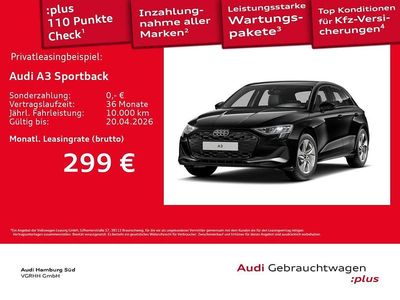 Gebraucht Audi A3 150 PS (110 kW) 2025 0e mythosschwarz metallic Limousine