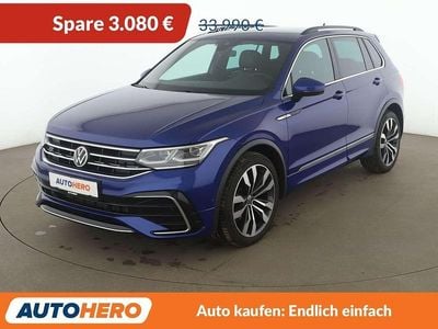 Usata VW Tiguan R-line 200 CV (147 kW) 2021 Blu SUV