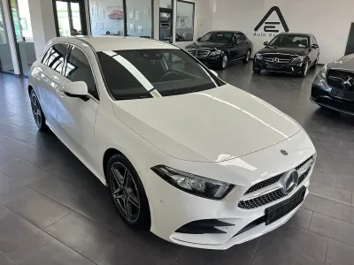 Brugt Mercedes A180 AMG line 136 HK (100 kW) 2020 Hvid Sedan