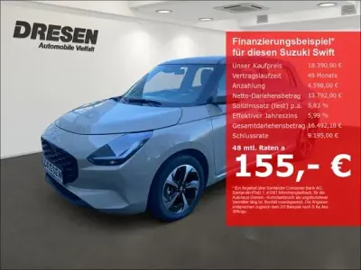 Neu Suzuki Swift Comfort+ 83 PS (61 kW) 2026 Beige Kleinwagen