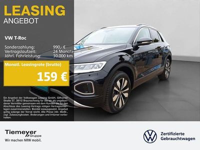 Second-hand VW T-Roc Goal 116 CP (85 kW) 2025 Negru SUV