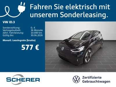 Brugt VW ID.3 GTX 239 kW (326 HK) 2025 Sort Hatchback
