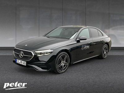 Gebraucht Mercedes E200 AMG 204 PS (150 kW) 2024 Metalliclack obsidianschwarz Limousine