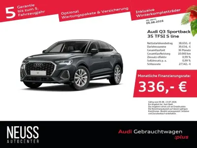 Gebraucht Audi Q3 Sportback S-Line 150 PS (110 kW) 2025 Daytonagrau perleffekt SUV
