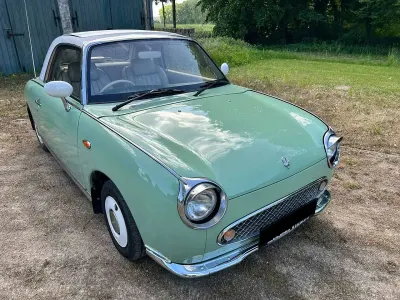 Gebraucht Nissan Figaro 79 PS (58 kW) 1991 Emeraldgrün Cabrio