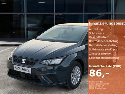 Neu Seat Ibiza Style 80 PS (58 kW) 2025 Blau Kleinwagen