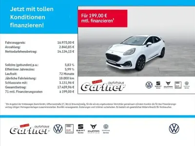 Usata Ford Puma ST-Line 125 CV (91 kW) 2020 Bianco SUV